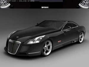 maybach exelero Modello 3D