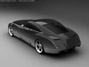 maybach exelero 3D 모델