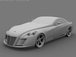 maybach exelero 3D 모델