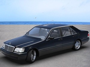 mercedes s600 w140 3D Model