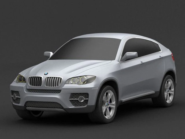 bmw x6 3D Model .c4d .max .obj .3ds .fbx .stl .blend 
