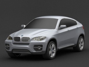 bmw x6 3D Model