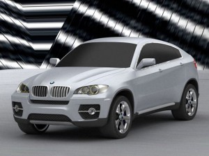 bmw x6 3D 模型
