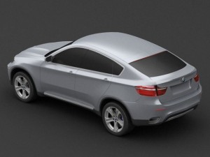 bmw x6 3D 模型