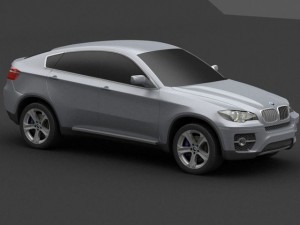 bmw x6 3D 模型