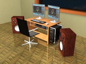 pc Modèle 3D