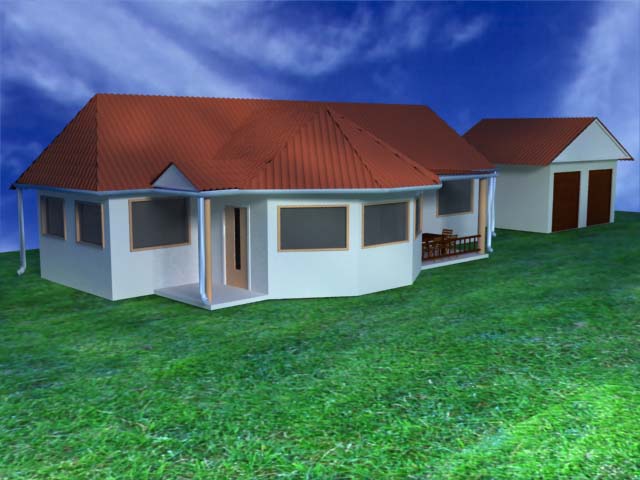 house 3D Модель .c4d .max .obj .3ds .fbx .stl .blend 