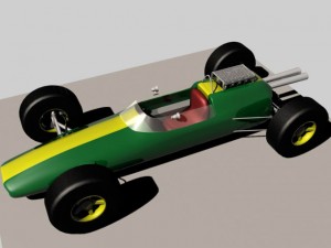 lotus 25 Model 3D