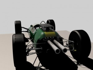 lotus 25 Model 3D
