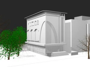 building 1 3D Model