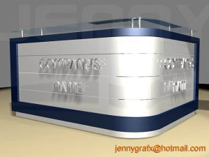 reception counter 3D Model