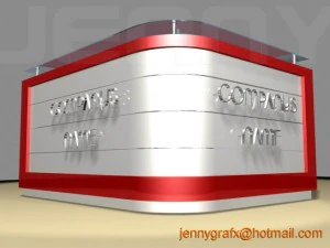 reception counter 3D Model