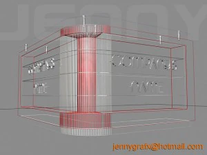 reception counter 3D Model
