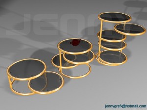mod table 3D 모델