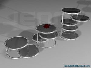 mod table 3D 모델