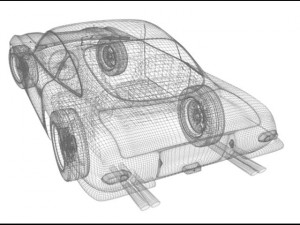 lamborghini 350 gt 3D Model