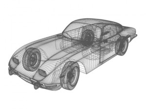 lamborghini 350 gt 3D Model