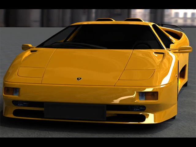 lamborghini diablo sv 3D Model .c4d .max .obj .3ds .fbx .stl .blend 