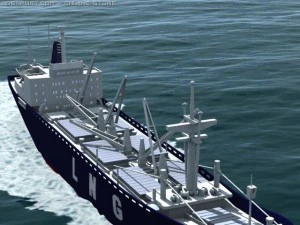 kapal kargo Model 3D