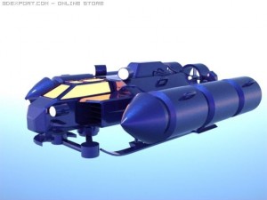 underwater vehicle Modelo 3D