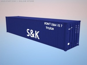 container Model 3D