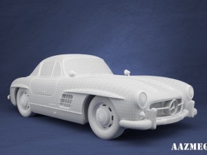 mercedesbenz 1954 300sl 3D 모델