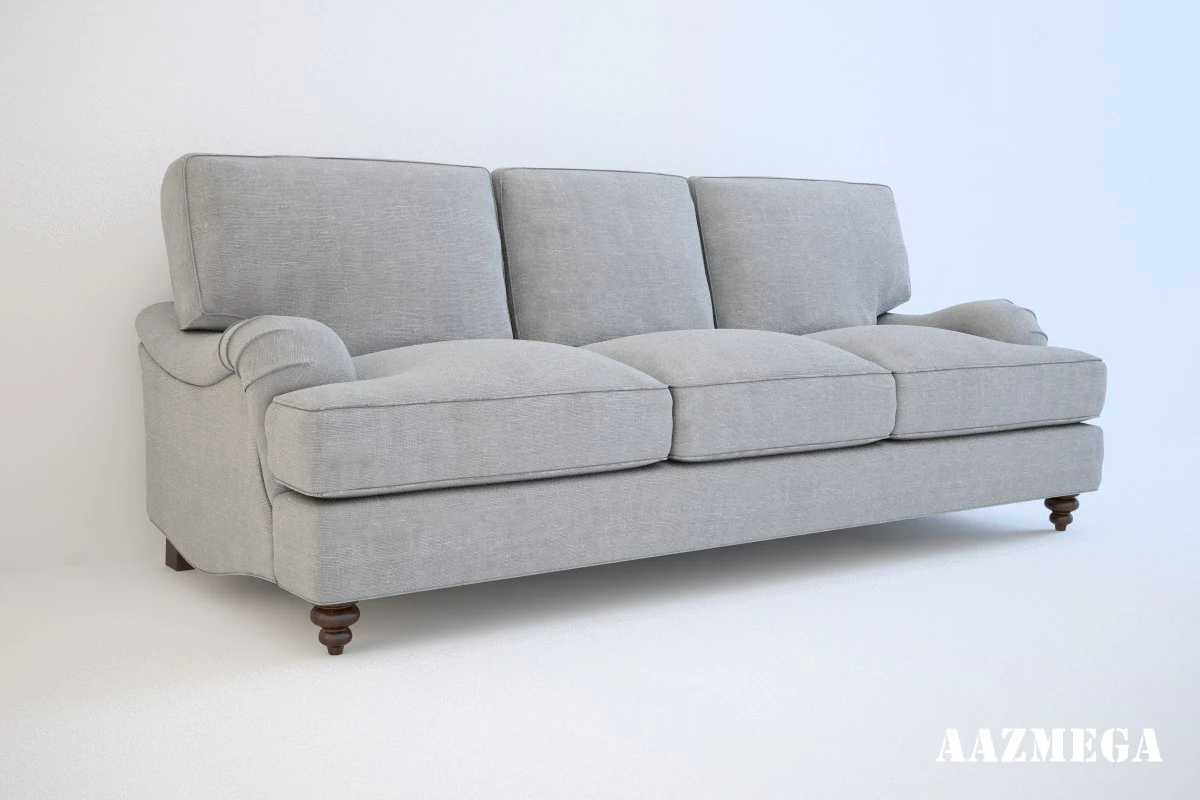 baker bishop sofa 3D Model .c4d .max .obj .3ds .fbx .stl .blend 