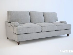 贝克主教沙发 3D 模型