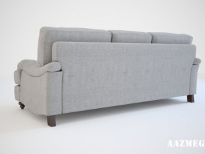 baker bishop sofa 3D 모델