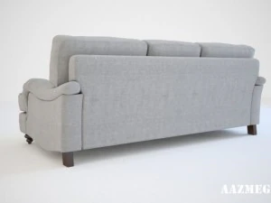 baker bishop sofa 3D Model