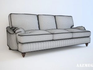 baker bishop sofa 3D Model