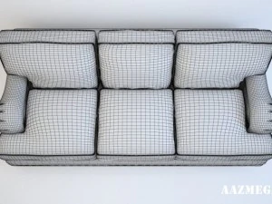 baker bishop sofa 3D Model