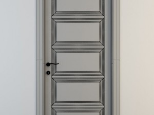 door romagnoli new classic nw5blby Modelo 3D