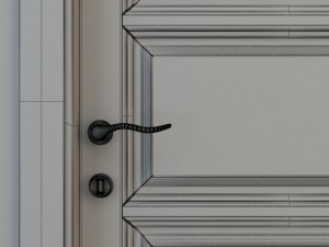 door romagnoli new classic nw5blby Modelo 3D