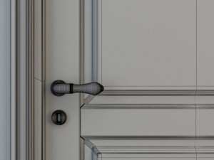 door romagnoli new classic nw3b 3D 模型