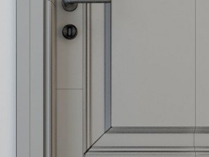 door romagnoli new classic nw3bl 3D Модель