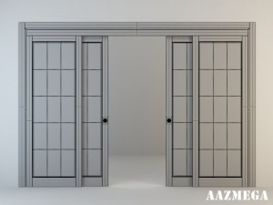 door romagnoli new classic nw1vtr4 Modello 3D