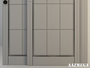 door romagnoli new classic nw1vtr4 Modello 3D