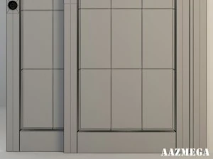 door romagnoli new classic nw1vtr4 3D Model