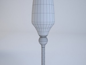 zepter champagne glass Modèle 3D