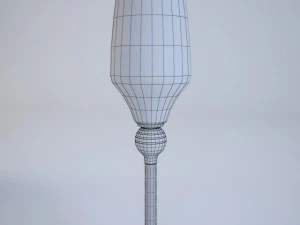 zepter champagne glass 3D Model