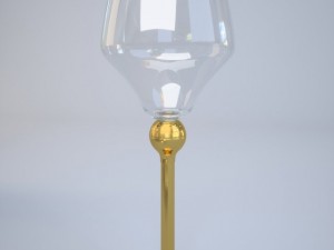 zepter red wine glass 3D Model