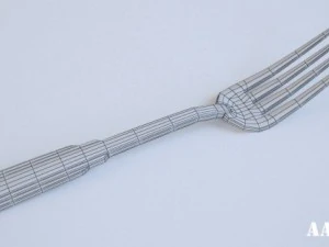 zepter table fork 3D Model
