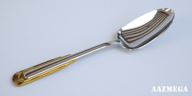 zepter table spoon 3D Модель .c4d .max .obj .3ds .fbx .stl .blend 