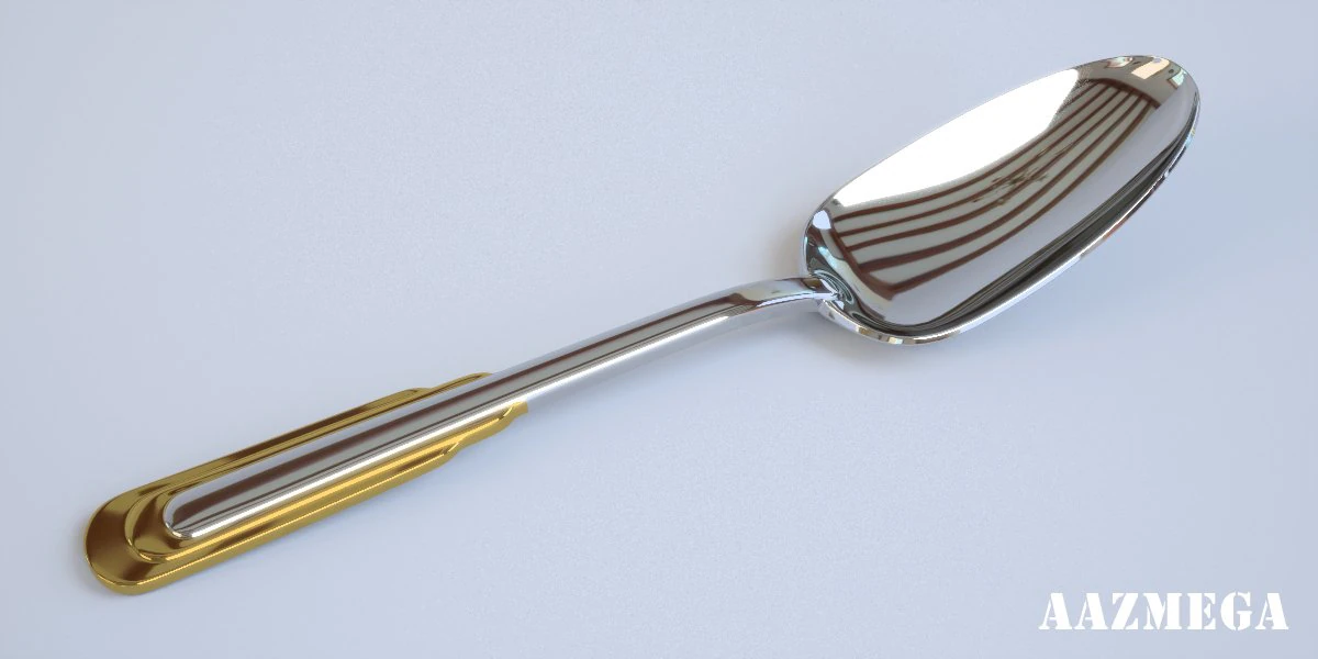 젭터 테이블스푼 3D 모델 .c4d .max .obj .3ds .fbx .stl .blend 