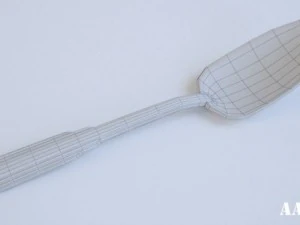 젭터 테이블스푼 3D 모델