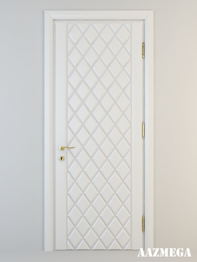 door romagnoli trapunti fl1tpt white Model 3D .c4d .max .obj .3ds .fbx .stl .blend 
