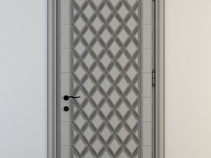 door romagnoli trapunti fl1tpt white Model 3D