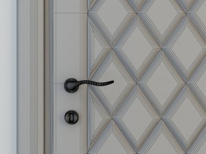 door romagnoli trapunti fl1tpt white Model 3D