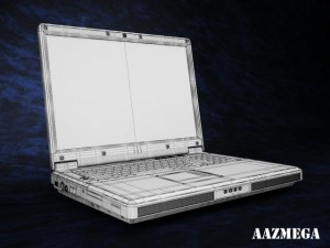 sager m17 notebook Model 3D